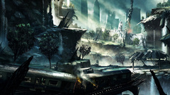 Apocalyptic crysis 2 concept art battles