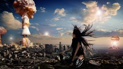 Apocalyptic end of human age automic bomb