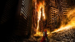 Apocalyptic flames post-apocalyptic Vitaly S Alexius