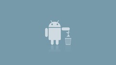 Apple android funny logos