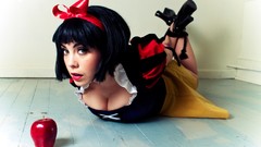 Apple brunettes woman bondage