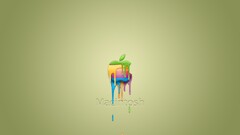 apple inc colorful Minimalism logo gradient