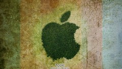 Apple inc grass logos