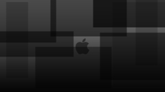 Apple inc monochrome logos