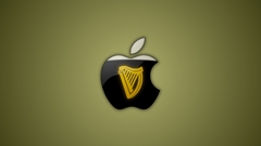 Apple logo guinness