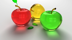 Apples 3D view