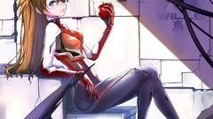 Apples artist anime girls asuka langley soryu neon genesis 