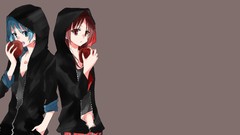 Apples hoodies anime girls mahou shoujo madoka magica sakura 