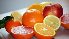 Apples oranges lemons fruits grapefruits