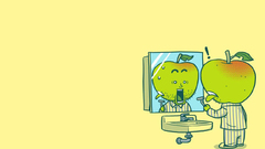 Apples Simple Background