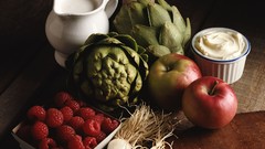 Apples vegetables fruits