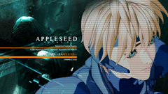appleseed Anime artwork blonde blue eyes Women