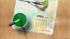 April splatter Calendar