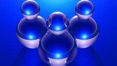 Aqualien Beads blue shades