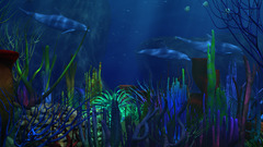 Aquamarine digitalart Art