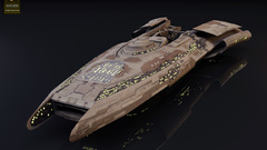 Arbitrator graphic artwork spaceship