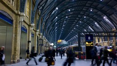 Arch urban motion blur trains train stations