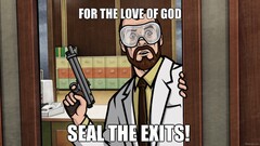 Archer (TV show) gun cartoon TV series