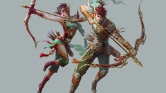 Archers artwork Warriors Huang