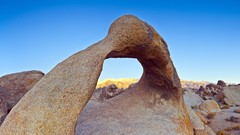 Arches panoramic deserts rock formations