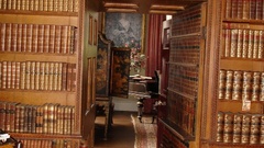 Architecture Books bookshelf secret