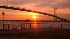 Architecture Bridges detroit rivers