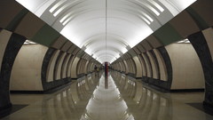Architecture buildings corridor