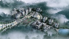 Architecture buildings district