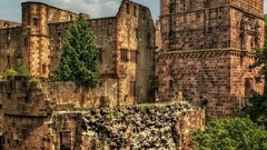 Architecture castle Heidelberg HDR Photography
