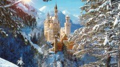 Architecture Castles buildings Neuschwanstein Castle