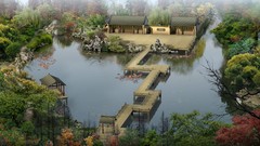 Architecture Garden buildings towns