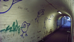 Architecture graffiti buildings tunnels