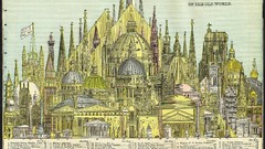 Architecture historic infographics