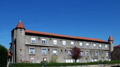 Architecture houses blue skies