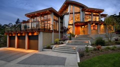 Architecture houses exterior