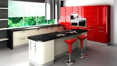 Architecture kitchen interior