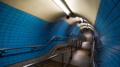 Architecture stairways tunnels