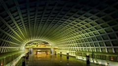 Architecture subway Escalators concept