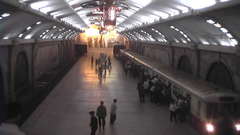 Architecture subway train stations