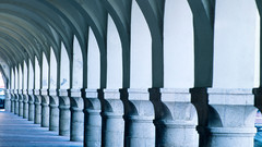 Archway in Rhodes Greece