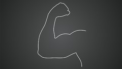 Arm muscle biceps strength