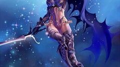 Armor anime girls artwork