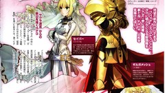 Armor golden magazines gilgamesh fate series Fate/EXTRA Saber 