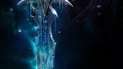 Armor Lich King world of warcraft Frostmourne artwork video 