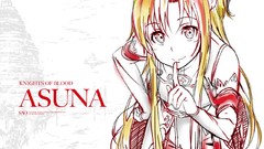 Armor monochrome long hair sword art online yuuki asuna sketches
