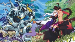 Armor red eyes Katanagatari