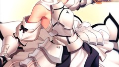 Armor saber blondes anime girls fate stay night saber lily 