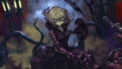 Armor shield anime girls