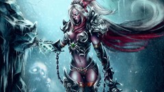 Armor Swords chains artwork video games fantasy art