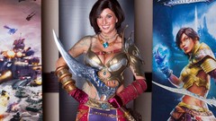 Armor Swords rift models cosplay Alicia Asha Catari